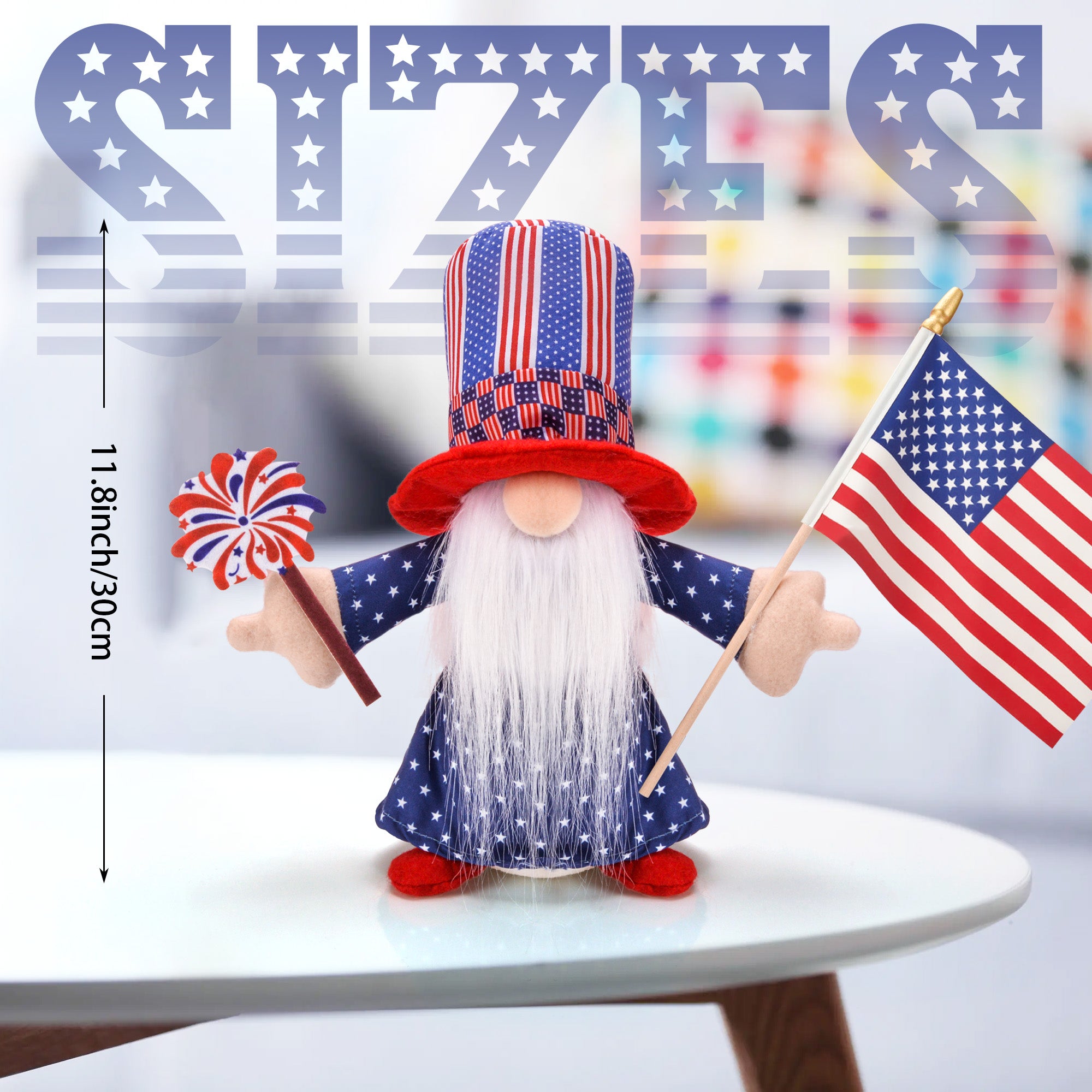 Patriotic Decoration Gnome