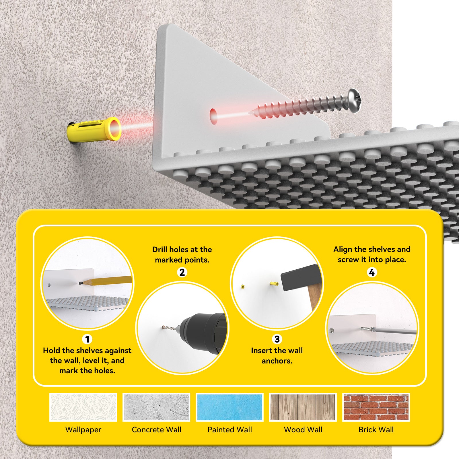 Lego Display Shelf-Classic