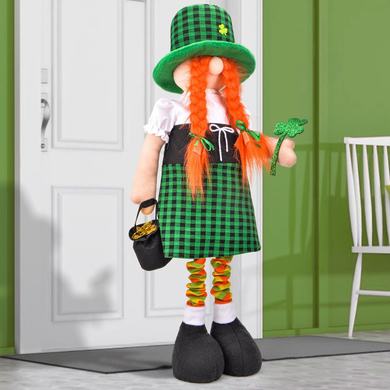 Saint Patricks Day Gnomes Girl