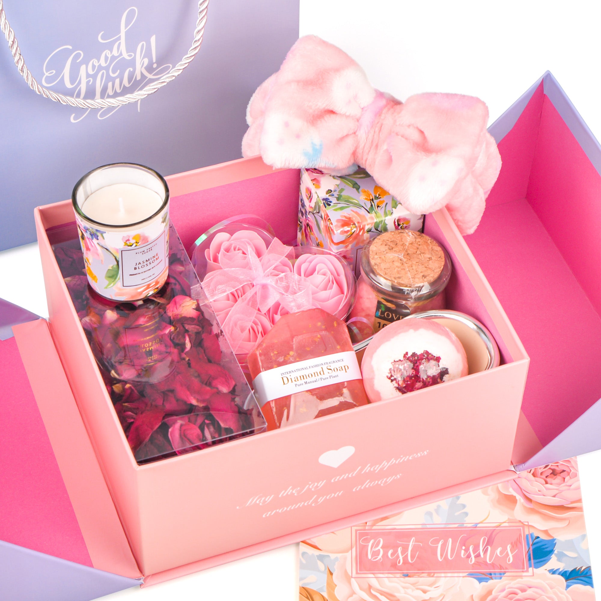Valentine's Day Gift_Birthday Gift_Premium Spa Set_Enjoy Rose Petal Bath