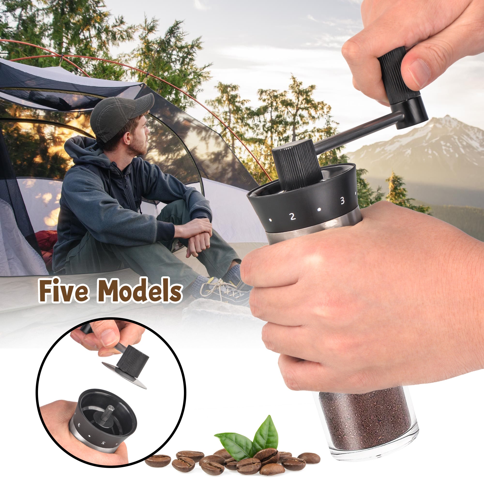 Outdoor Camping Pour Over Coffee Maker Set