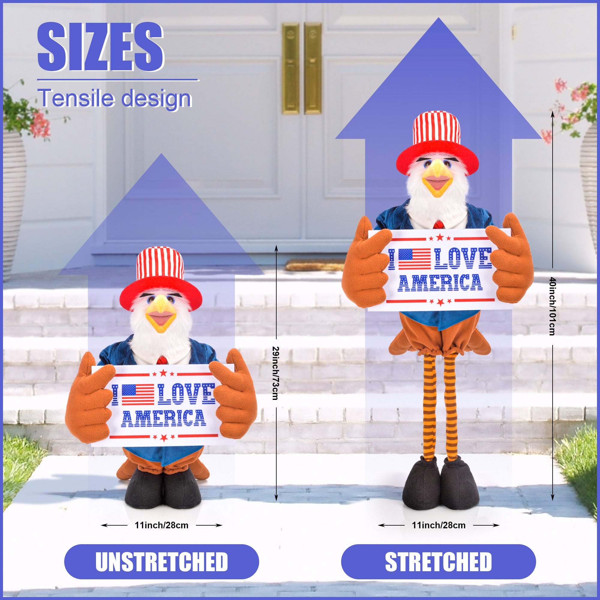 Large Bald Eagle Decorations