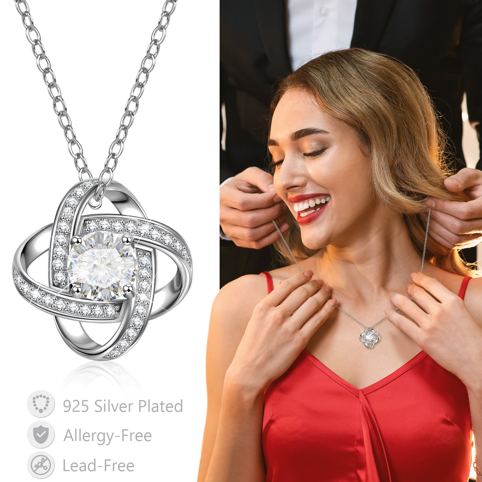 Valentine's Day Gift for her - Necklaces for Women,Romantic Gift Sets