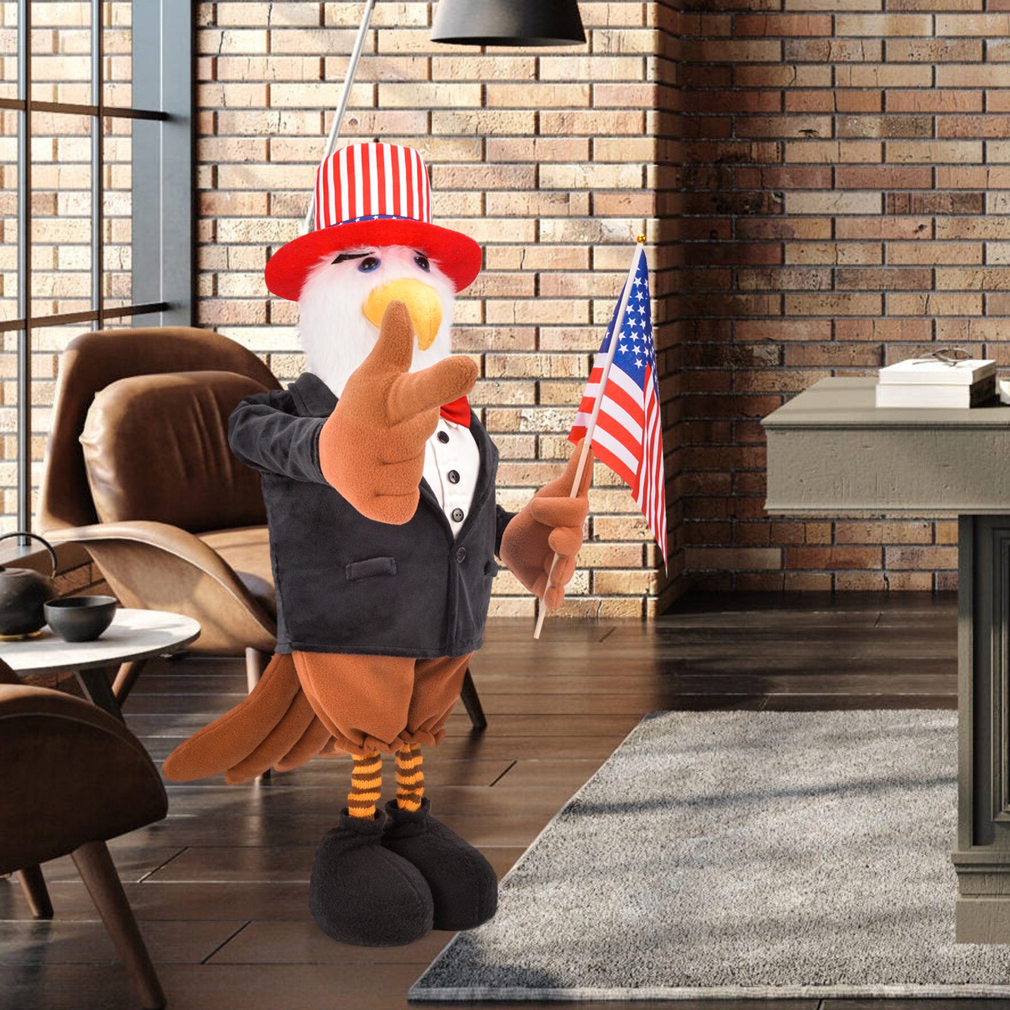 Plush Bald Eagle Doll
