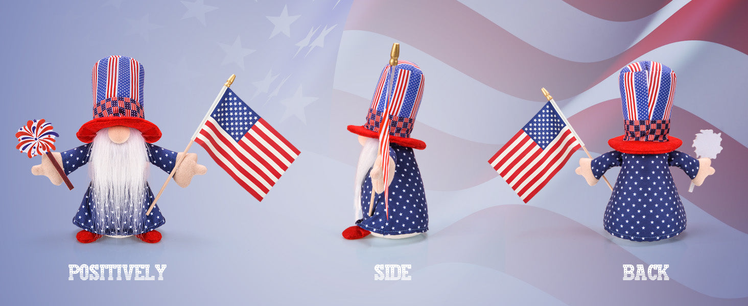 Patriotic Decoration Gnome