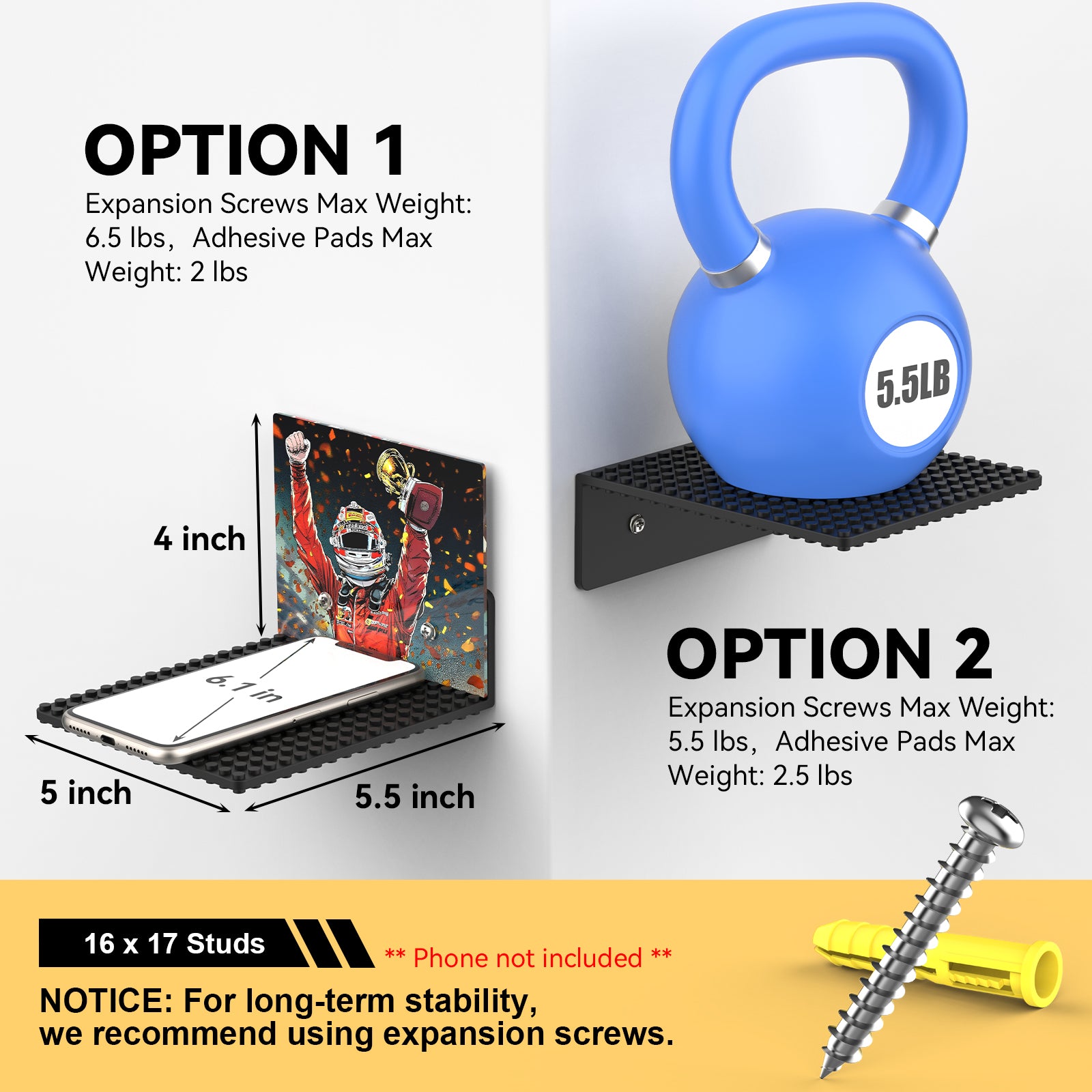 lego shelf display LGD-Black-F1-6pcs