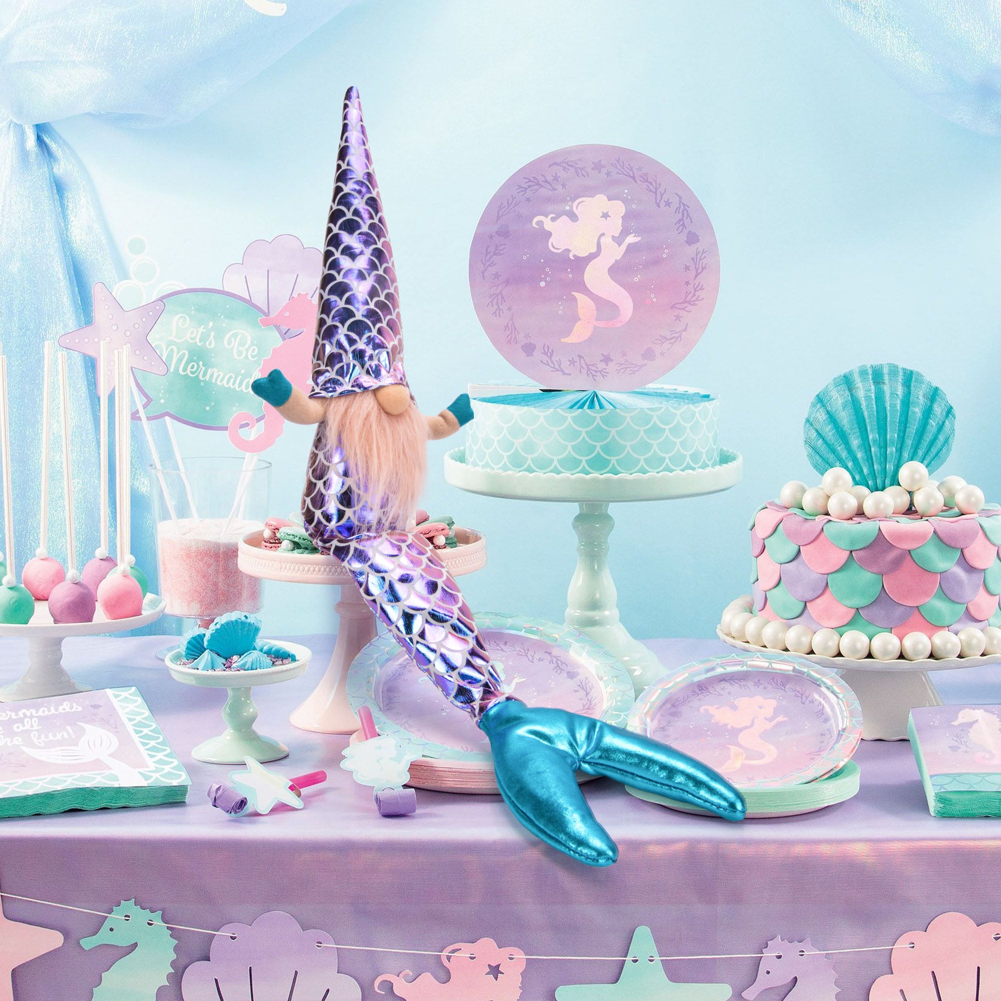 Mermaid Gnome Plush