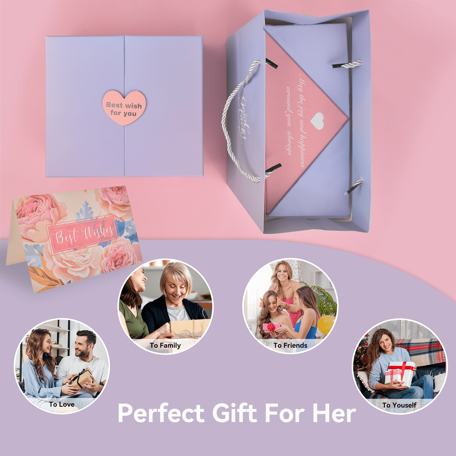 SPA Gifts for Women, Relaxing Spa Gift Baskets Sets,Valentin's day gift for women