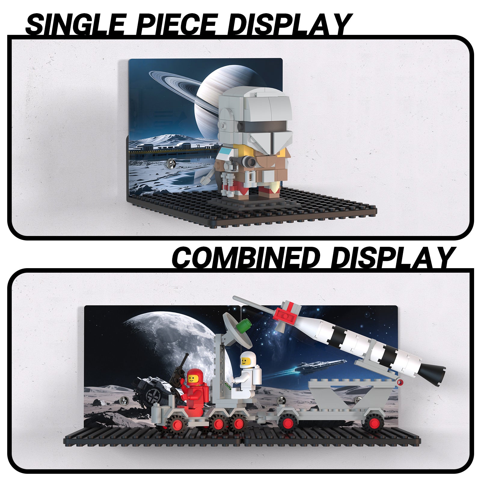 lego shelf display LGD-Black-Space-6pcs