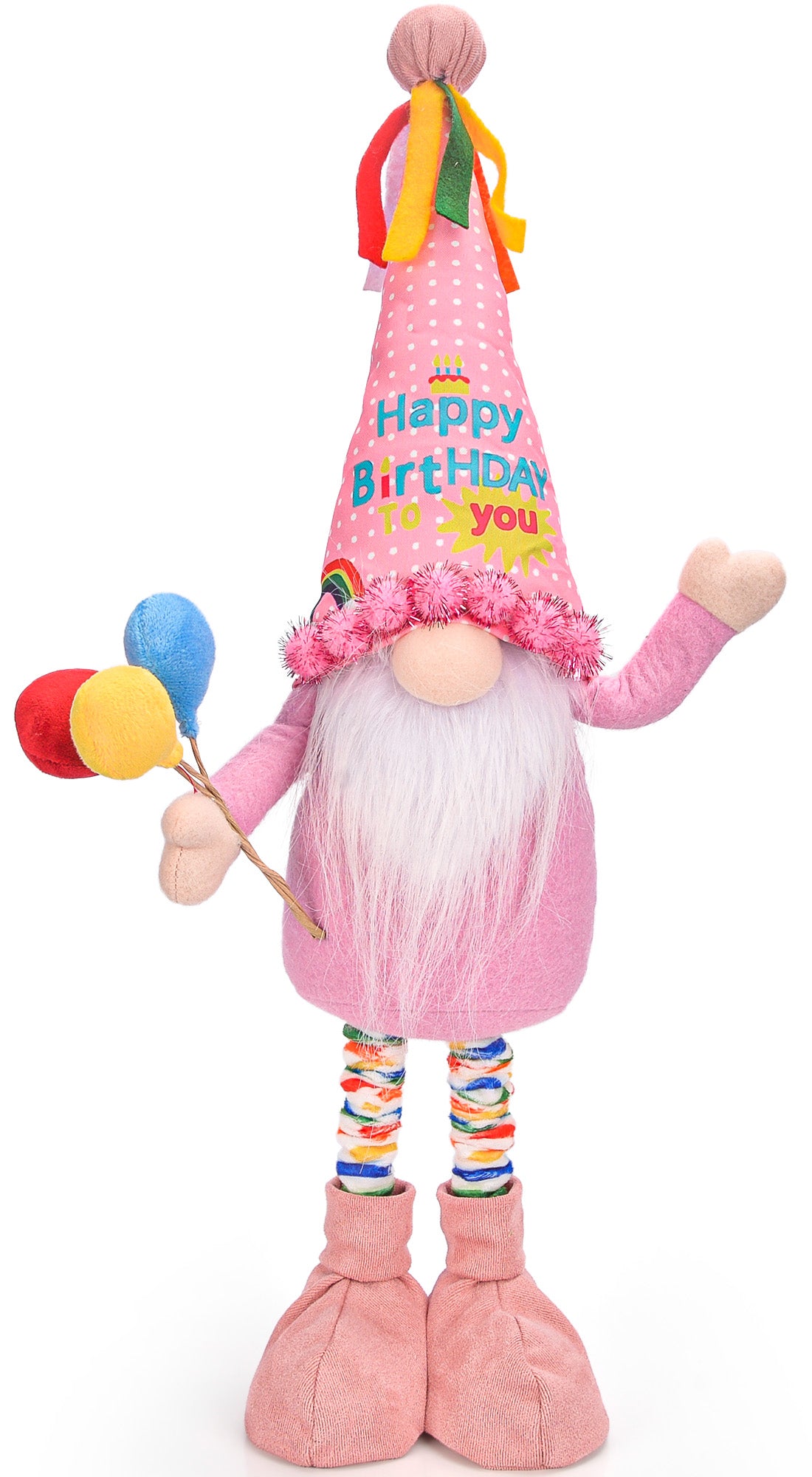 Happy Birthday Lucky Gnome(Pink)
