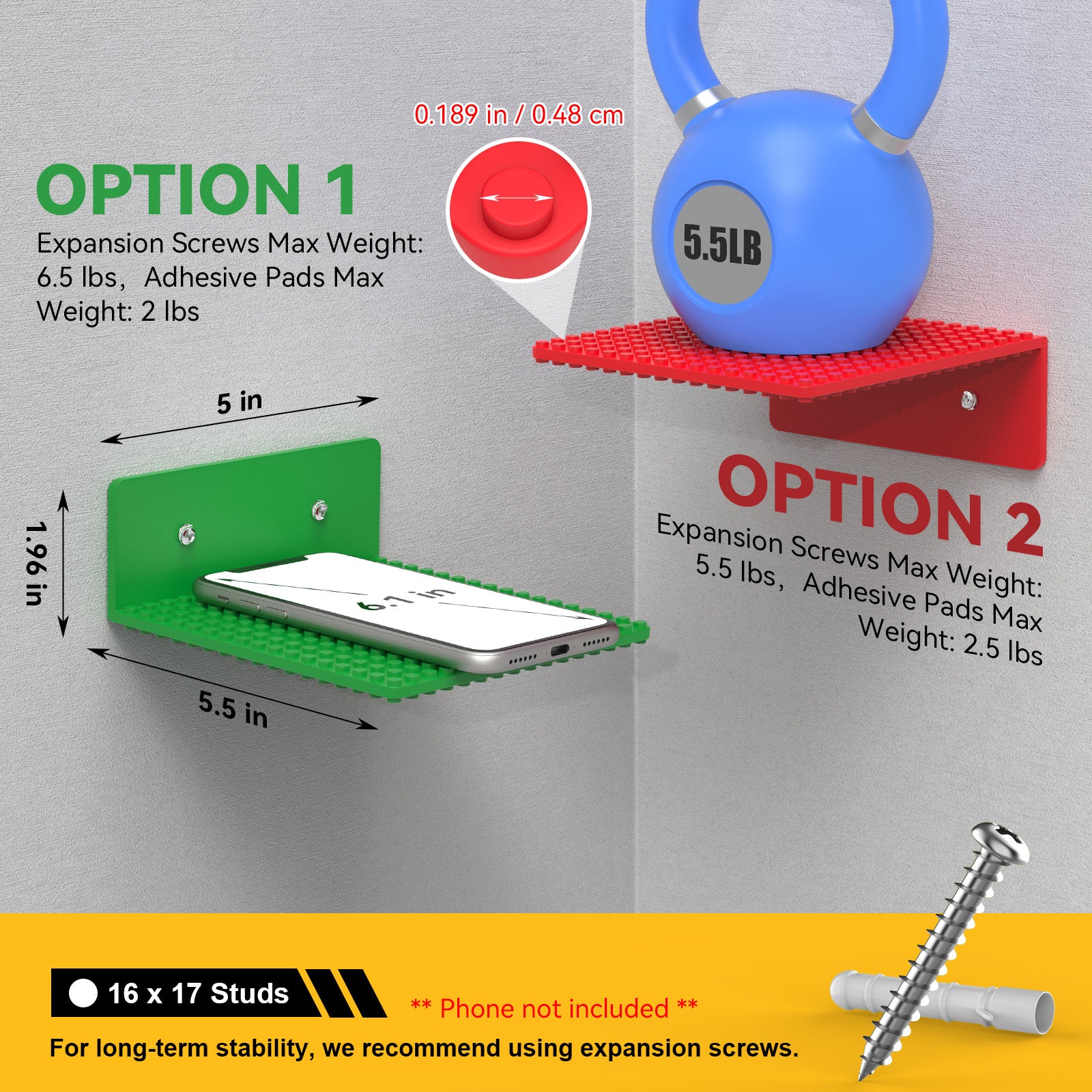 lego shelf display LGD-Multicolor-8pcs