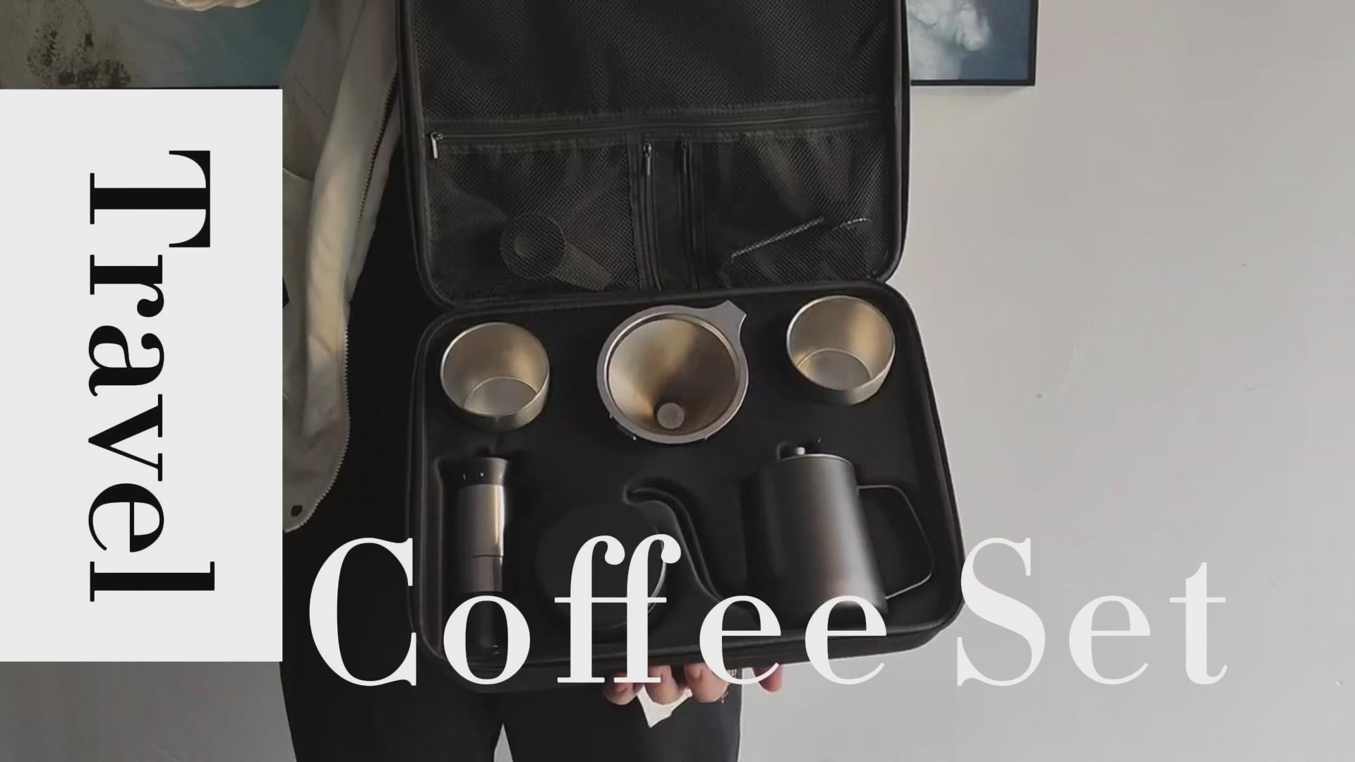 Outdoor Camping Pour Over Coffee Maker Set