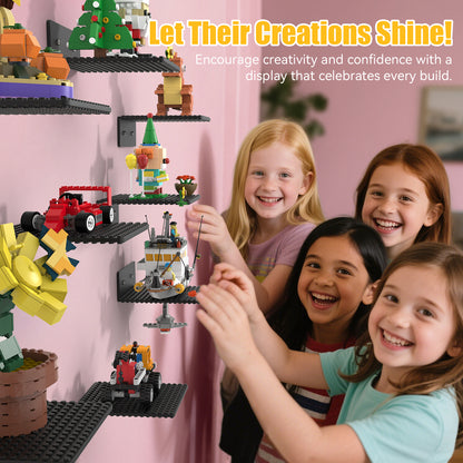 lego shelf display LGD-Black-12pcs