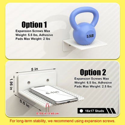 lego shelf display LGD-White-12pcs