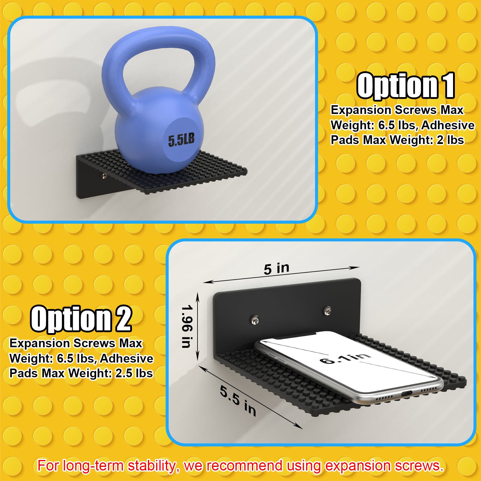 lego shelf display LGD-Black-9pcs