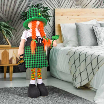Saint Patricks Day Gnomes Girl
