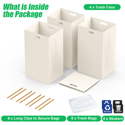 30 Gallon Disposable Trash Cans for party