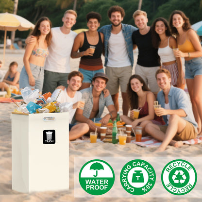 30 Gallon Disposable Trash Cans 4 Pack