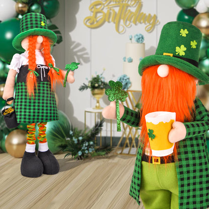 Saint Patricks Day Gnomes Girl