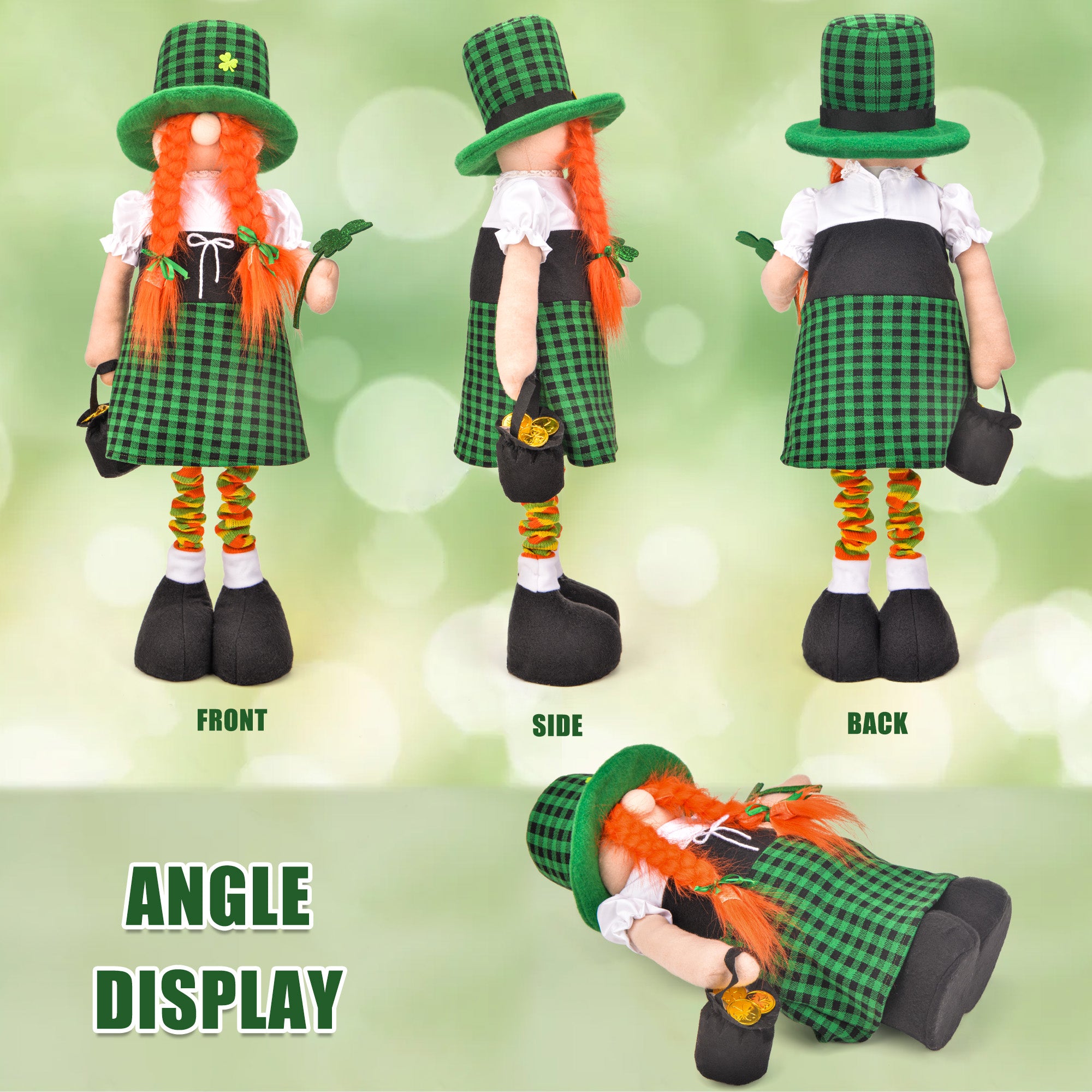 Saint Patricks Day Gnomes Girl