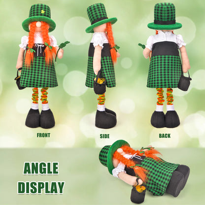Saint Patricks Day Gnomes Girl
