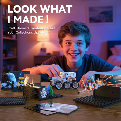 lego shelf display LGD-Black-Space-6pcs