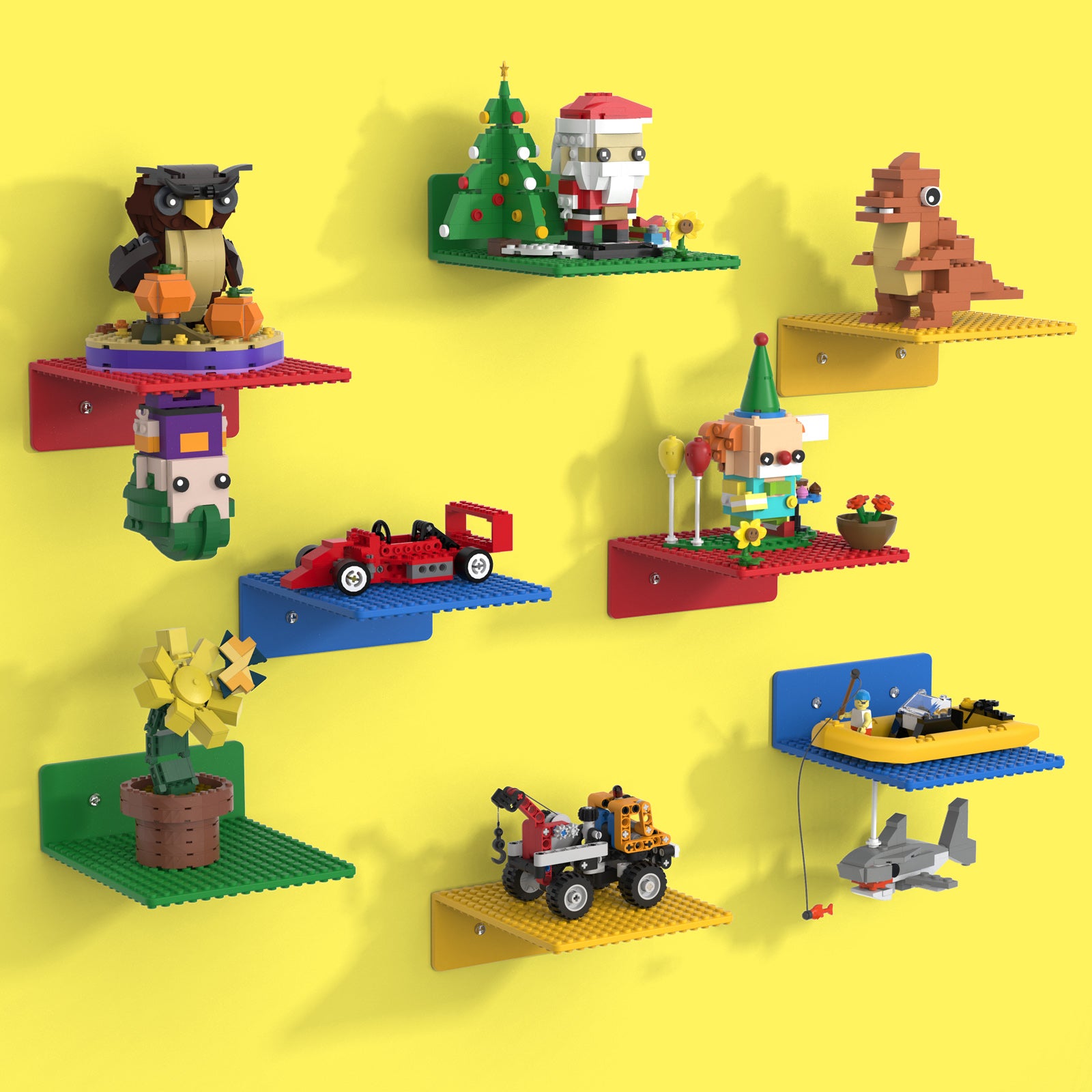 lego shelf display LGD-Black-8pcs-Large