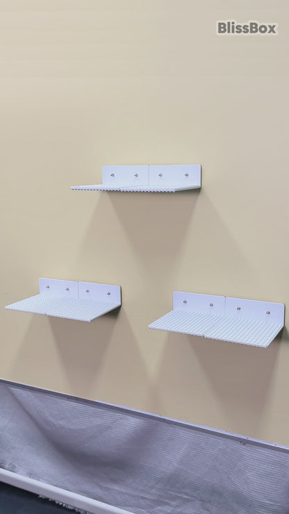 lego shelf display(LGD-White-Plants-6pcs)