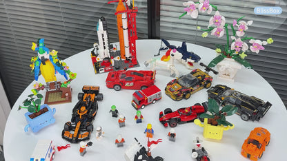 lego shelf display(LGD-White-9pcs)