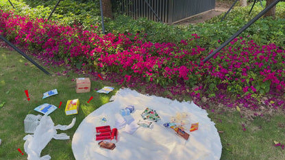 30 Gallon Corrugated Cardboard Disposable Trash Cans(8 Pack)